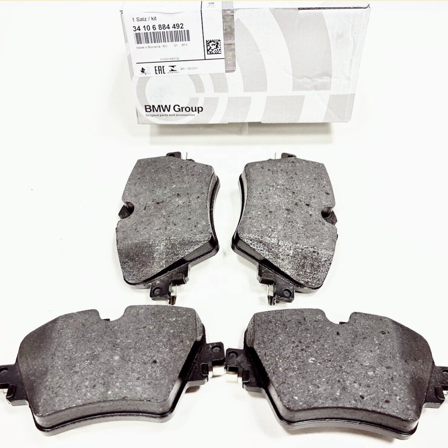 6883469 Auto Parts Front Disc Brake Friction Plate for BMW X3 G01 X5 G05 5 Series G30 34106884492 Repair Kit Original